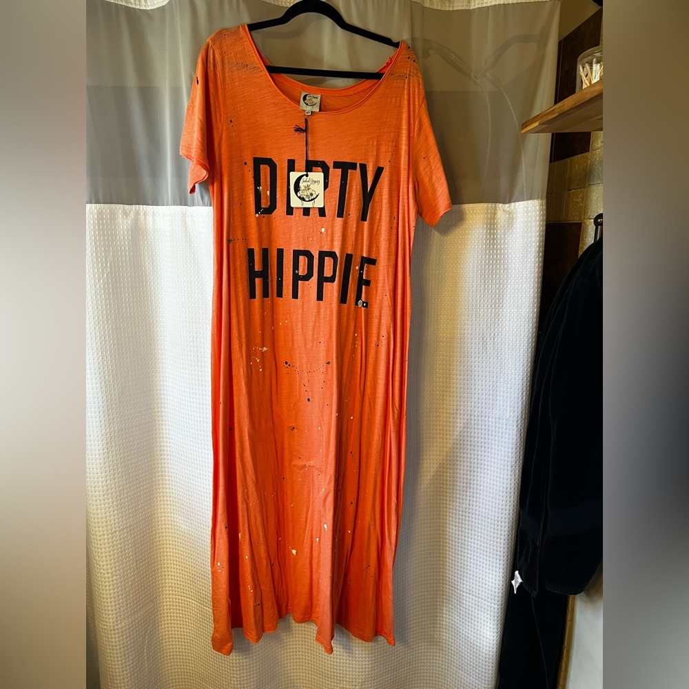 Jaded Gypsy “Dirty Hippie" Maxi Dress